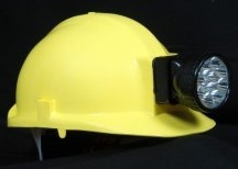 Helmet With Rechargeable Torch